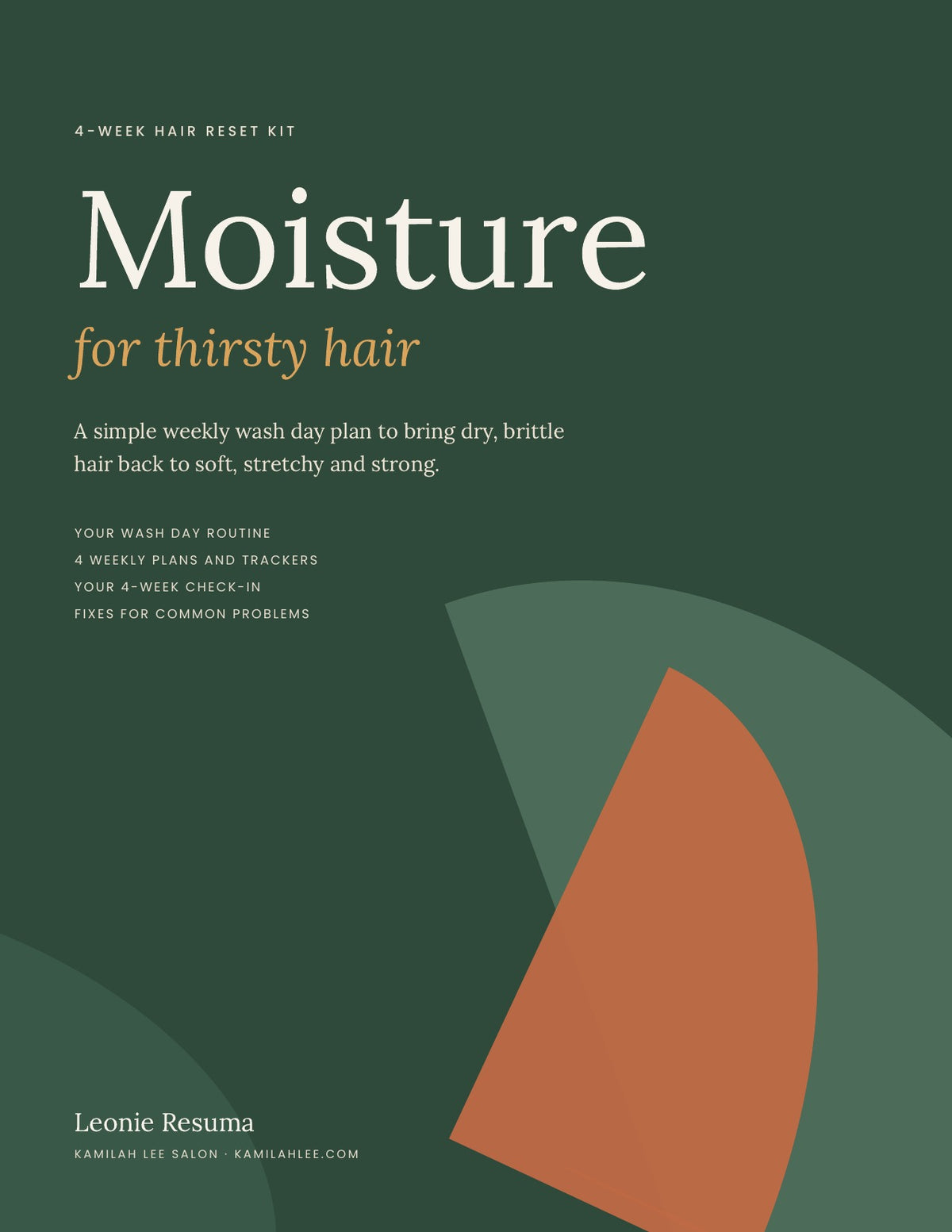 4-Week Moisture Reset Kit cover: Moisture for thirsty hair